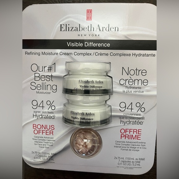 Elizabeth Arden Visible Difference Refining Moisture Cream Ceramide Capsules - Picture 2 of 4